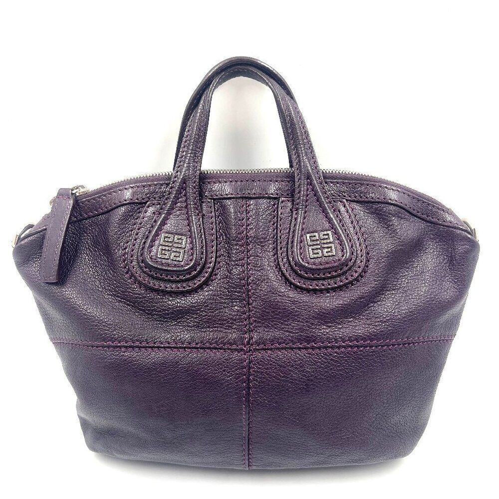 Givenchy Purple Nightingale Zip Tote
